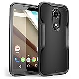 Moto X Case, SUPCASE [Unicorn Beetle Series] for All New Motorola Moto X (2nd Gen.) Phone 2014 Release, Premium Hybrid Bumper Case (Black/Black) - Not Fit Moto X Phone (1st Gen.) 2013 Release