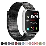 SYRE Compatible with Apple Watch Band Series 4/3/2/1 38mm 40mm 42mm 44mm, Lightweight Breathable Nylon Sport Band Replacement iWatch Series 4, Series 3, Series 2, Series 1