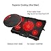 EletecPro Laptop Cooler External Cooling Fans Pad For 12