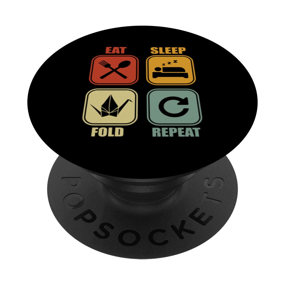 Funny Paper Folding Outfit Love Japan Origami Art PopSockets Swappable PopGrip