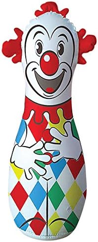 Classic Clown Bop Bag Childs Punching Toy - Great Exercise For Ages 5 And Up