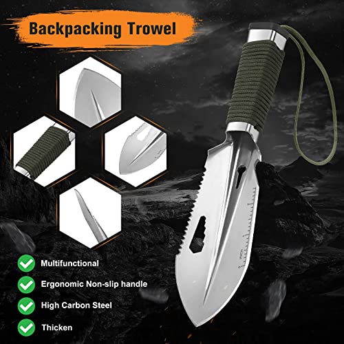 FLYEGO Backpacking Trowel, Lightweight Camping Hiking Trowel Poop