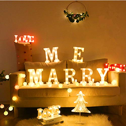 image for LiyuanQ LED Marquee Number Lights Sign Light Up Marquee Letter Lights 