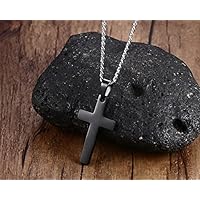 Dalino Novelties Things Vintage Simple Plain Cross Pendant Men