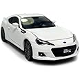 1/32 Scale 2017 BRZ Model Car Diecast Toy Cars Metal Children's Die-cast Vehicles, Doors Open, with Light, Toys for Boys Kids Birthday Gifts Men Collection Desktop Display, White