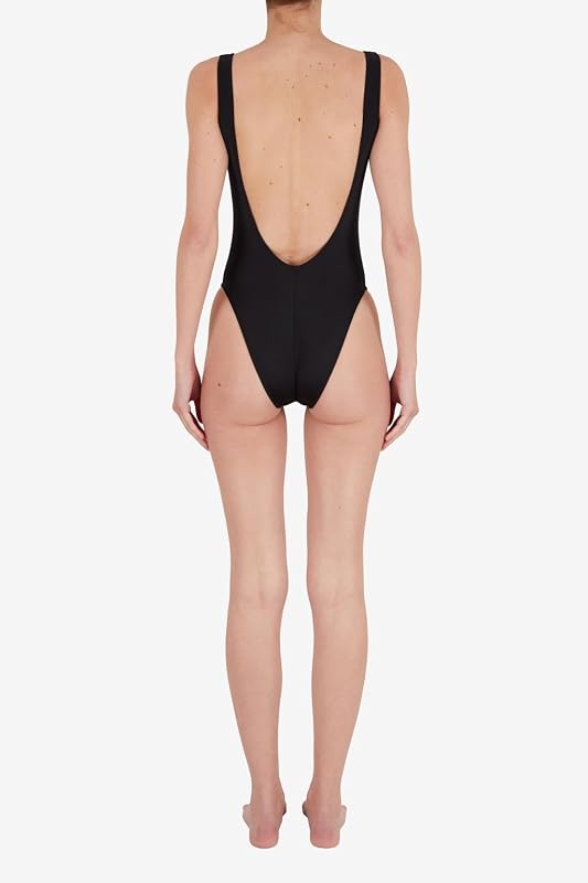 Icon Project Maillot de Bain Une pièce pour Femme, Noir, M