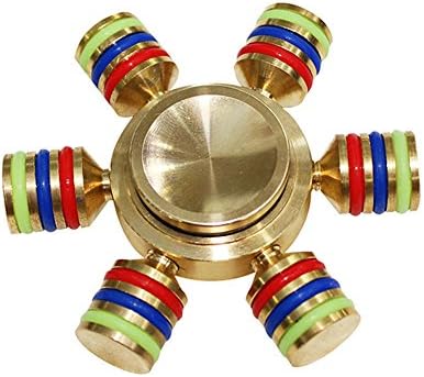 Fidget Spinner Metal Brass Copper EDC ADHD Focus Toy,High Speed Up 5 Min Spins,Autorch EDC Spinner Fidget for Children and Adults,Best for Stress Anxiety and Boredom Relieves
