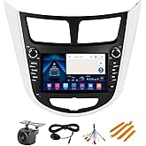 Android Stereo Car Radio for Hyundai Accent 2012-2017 2GB RAM 64GB ROM | Biorunn 7 Inch GPS Navi Car-Play Android Auto Upgrade IPS WiFi Blue-tooth RDS Head Unit Backup Camera