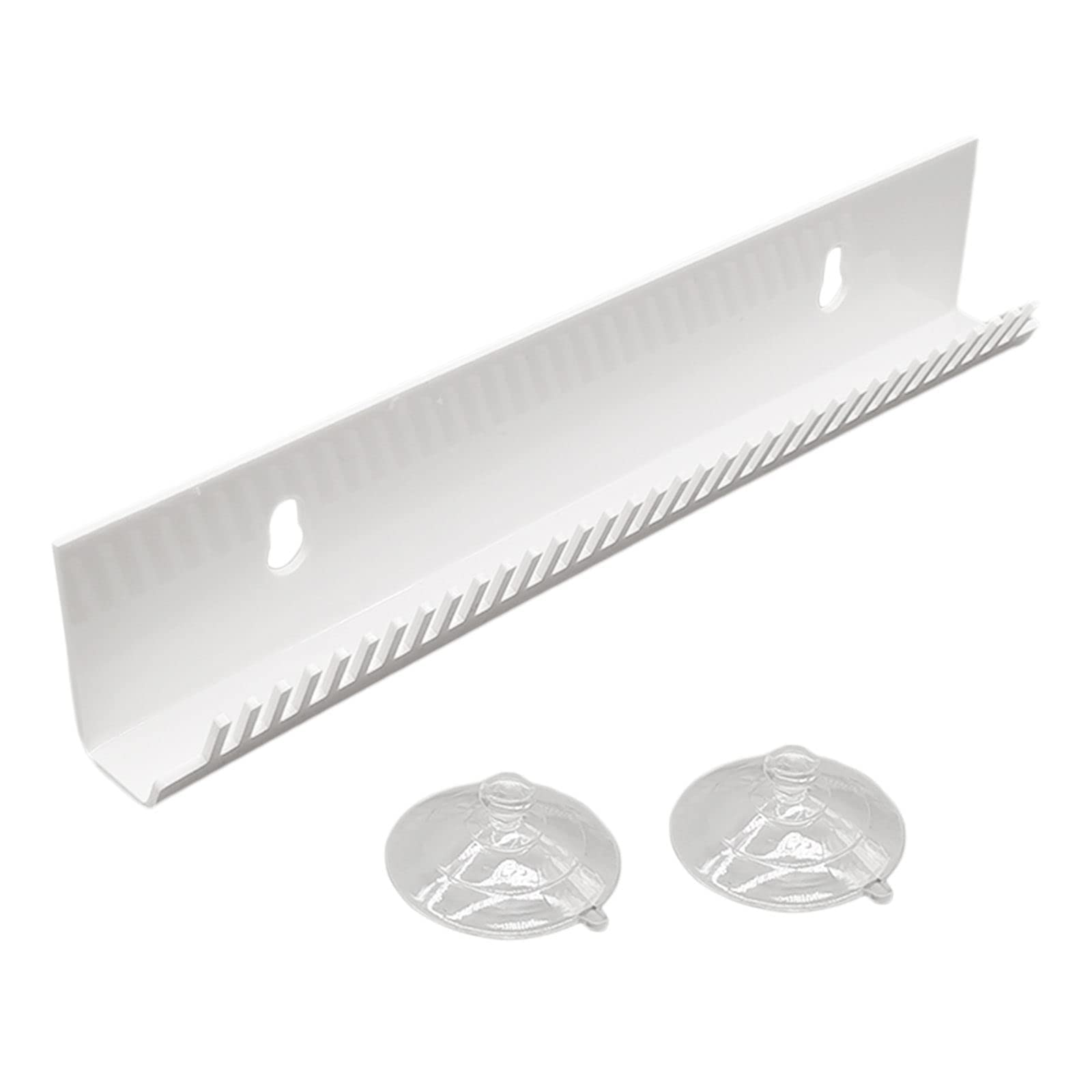 zalati Hair Extension Hanger Wig Holder Wall Mount with 2pcs Sucker for Display Stand Storage Washing, Styling, Combing and Drying - White