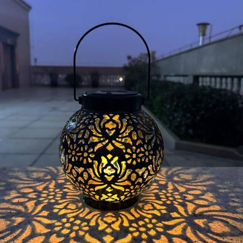 OMRAYTU Outdoor Solar Hanging Lantern