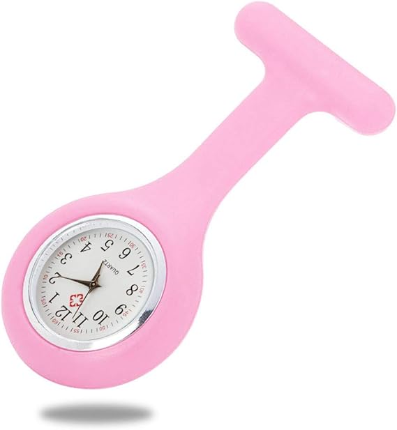 Amazon ナースウォッチ アナログ表示 懐中時計 逆さ文字盤 看護師さん必須 時計 ハート柄 男女兼用 懐中時計 腕時計 通販