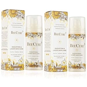 BeeCure Radiation & Laser Skin Care Cream, Severe Sunburn Relief, Burn Cream with Buckwheat Honey & Calendula, Natural…