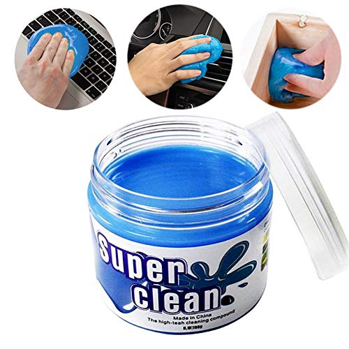 Sendida Car Cleaning Putty Detailing Glue - Auto Interior Cleaner Kit Gel Putty Slime Detailing Mud Dust Set for PC Tablet Laptop Keyboards Car Vents Cleaner Goop - Thumbnail 7