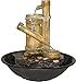 Alpine TT4278 Bamboo Slide Eternity Tabletop Fountain, Large