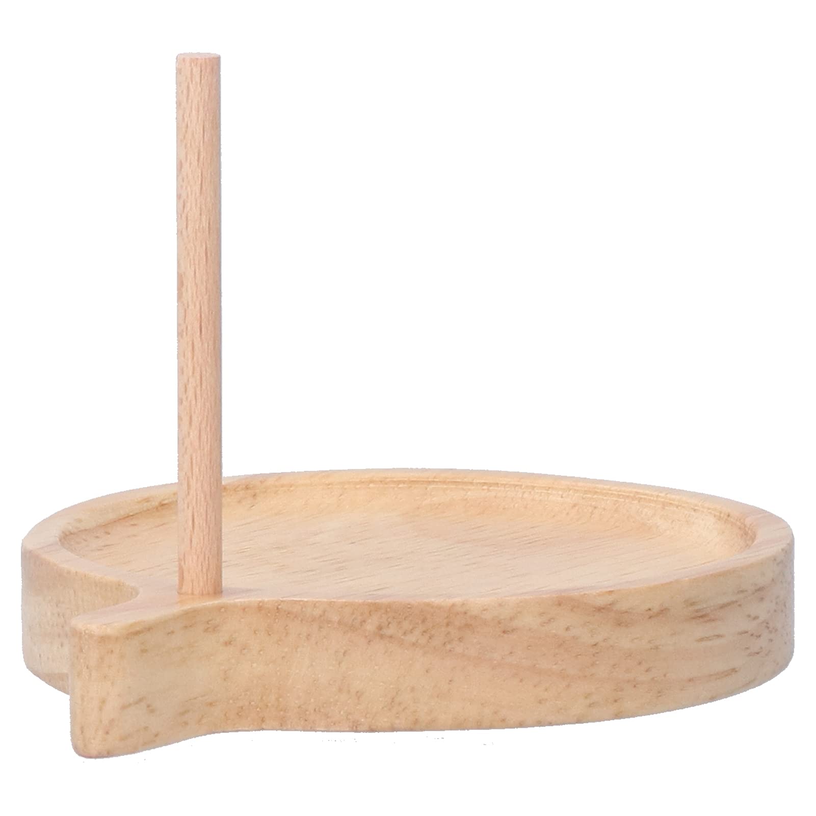 Wooden Weaving Beading Loom, Flat Round Solid Wood Beading Trays Circular Base Wooden Bead Holder for Jewelry Making Bracelet Maker