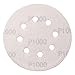 CynKen 25pcs 5 Inch 8 Holes Abrasive Sanding Discs Sanding Paper 800/1000/1200/1500/2000 Grit Sandpapers