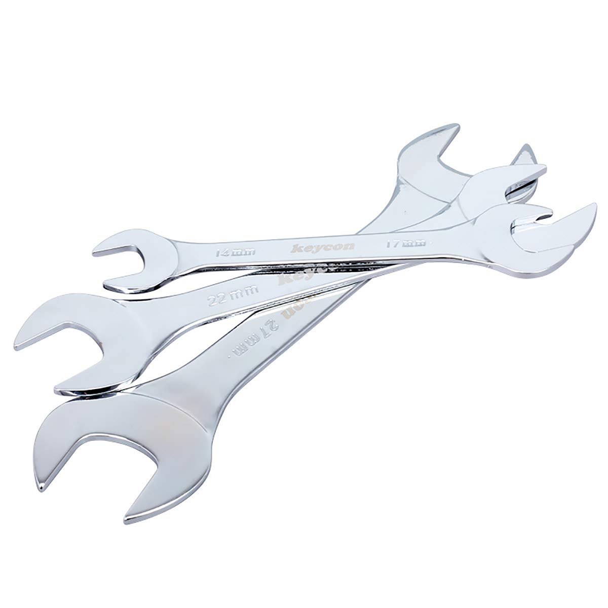 ExcInter Super Thin Double Open End Wrench, 8mm &10mm Metric Double Headed High Carbon Steel Spanner 3mm Thickness, Easy for Operation Repair in Narrow Spaces (1 Piece) — image 1