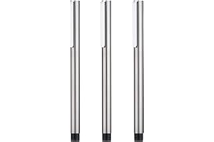 WIKULT 3PCS Jinhao 65 Silver Fountain Pen Set, Iridium Ultra Fine & Extra Fine & Fine Nib, Smooth Writing Pen with Converter Set