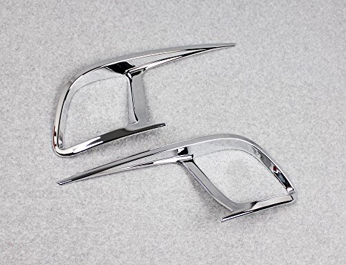 Beautost Fit for Toyota Highlander 2015 2016 2017 2018 2019 Chrome Rear Fog Light Lamp Cover Trim