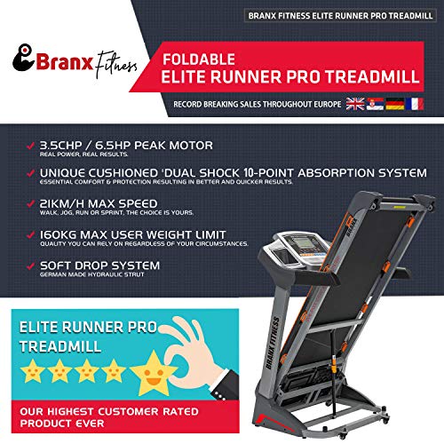 elite runner pro foldable treadmill