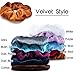 Zenpy 25 Pcs Hair Scrunchies 4 Styles Hair Bands Set Scrunchy Hair Ties Ropes Scrunchies for Women or Girls Hair Accessories - 25 Assorted Colors(Velvet, Chiffon, Silk)