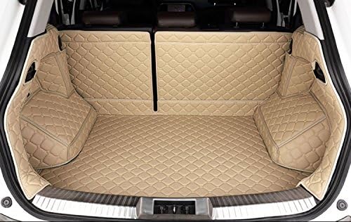 Auto Mall Compatible with for Cargo Mats Compatible with for Nissan X-Trail 2008-2013 5 Seater Rear Trunk Liner All Weather & Season (Beige)