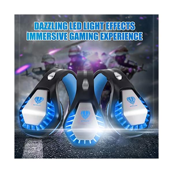 Cuffie da Gaming per PS4 con Microfono, Pacrate GH-1 Riduzione del Rumore  Cuffie con Stereo Bassi per PS4 Xbox One, Laptop, Mac, Smart Phone per  Bambini, Donne, Uomini - Cuffie Hi-Fi