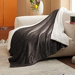 Bedsure Sherpa Fleece Throw Blanket Twin Size for