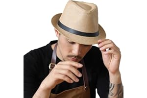 Men Straw Fedoras Women Summer Trilby Hat Ethnic Panama Sun Hat Short Brim Beach Travel Hat British Jazz Hat Outdoor Bucket