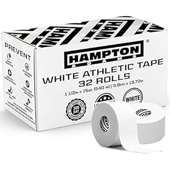 Hampton Adams (32 Pack) White Bulk Athletic Tape - 1.5