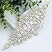 ShiDianYi Bridal Wedding Dress Sash Belt Applique with Silver AB Stone Belt Waist Decoration Rhinestone Bridal sash for Bridal Shower-190509E