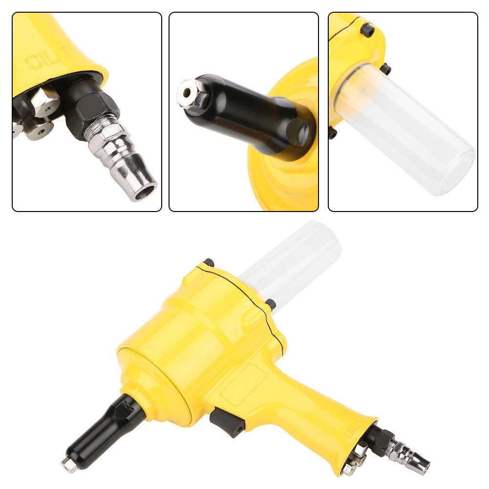 Rivetto Pneumatico, Akozon 1/4" Pneumatica Rivettatrice Pistola per