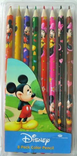 Disney Mickey &amp; Minnie Color Pencil set (12 pcs)