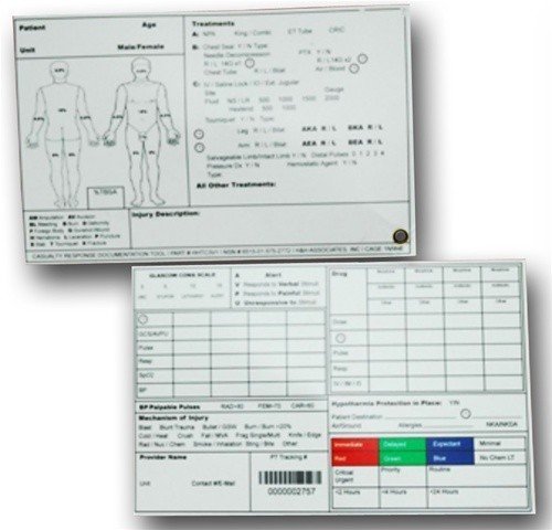 H H Tactical Combat Casualty Documentation Card Buy Online In El Salvador At Elsalvador Desertcart Com Productid 56253504