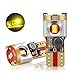 MOSNOKT 194 LED Light Bulb 168 2825 W5W T10 Wedge CSP Chipsets LED Replacement Bulbs for Car Dome Map Door Courtesy Parking Light License Plate Lights (Pack of 2) (3000K Golden Yellow)