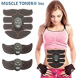 ABS STIMULATOR & MUSCLE TONER - Portable Muscle Trainer with Rhythm & Soft impulse - 6 Modes & 10 levels with Simple Operation - Ultimate abs stimulator & Fat Burner Equipment