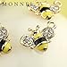 Creative DIY Little Yellow Bee Charms Pendants Wholesale (Set of 3) MH143