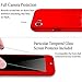 iPhone 7 Case, COOLQO Ultra-Thin Full Body Coverage Hard Plastic Matte Finish [Tempered Glass Screen Protector] 360 All Round Shockproof Hybrid Cover Skin for Apple iPhone 7 4.7 Inch (Red)