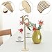 20pcs 1-20 Wooden Table Numbers with Holder Base for Wedding or Home Decoration (Wood Color)