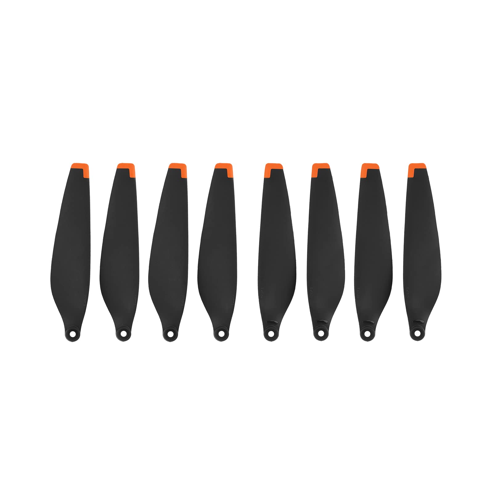 MotuTech 4 Pairs 6030F Propellers for DJI Mini 3 Pro Propellers Low Noise Blades 8 Pieces (Black-Orange)