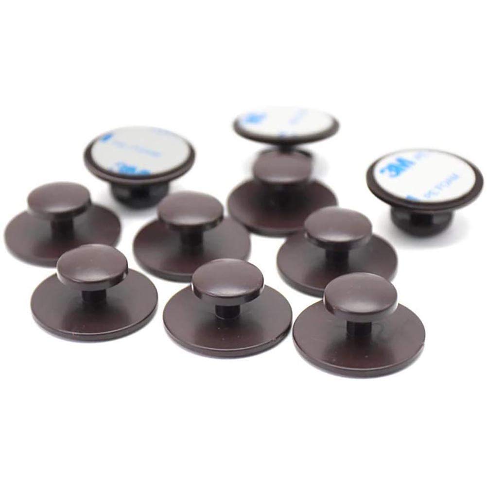 10 Pcs Self-Stick Drawer Knobs Pull Handle 3M