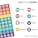 The Simple Elephant Stickers - Productivity Planner Stickers - Perfect Fit with Planners, Journals, Agendas - Variety Pack with Calendar Tabs, Events, Flags - 6 Sheets - 392 Stickers