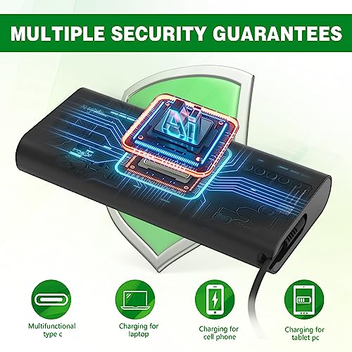 130W USB C Laptop Charger Compatible with Dell Computer XPS 15 17 9575 9500 9510 9520 9530 9700 9710 9720 9730,Precision 5470 5480 5550 5560 5530 5570 5750 5760 5770 3550 3560 3570 3571 2in1,Latitude