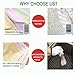 Cyboome Bamboo Bath Towels for Baby, 10 x 10 Inch, Set of 6