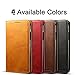Iphone 8, 5.8 inches, PU Leather Wallet Phone Case Iphone Case with Card Holder Kickstand Protective Flip Cover Khaki Cover