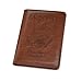 ACdream Passport Holder and Vaccine Card Holder Combo, Cover Wallet, Leather Travel Documents Organizer Protector, RFID Blocking, for Women/Men