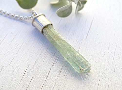 CrazyAss Jewelry Designsbig Moldavite pendant, raw Moldavite necklace silver, meteorite glass pendant, rare meteorite necklace, Moldavite crystal necklace for him