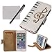xhorizon TM Premium Hybrid Leather Flip 3D Piano Bling Crystal Case ZY for iPhone 4/4s/5/5s/6/6 Plus Samsung GALAXY S3/S4/S5/Note2/Note3/S3 Mini/S4 Mini