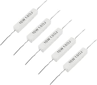 Cement Resistors - TOOGOO(R) 1.0 Ohm 10W Wirewound Ceramic Cement
