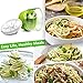 Spiralizer vegetable slicer Fun Life zoodle maker Mini Vegetable Spiral Slicer Cutter with Handheld Turning Good Grips- 3 Switchable Blades for Variable Cutting Pattern